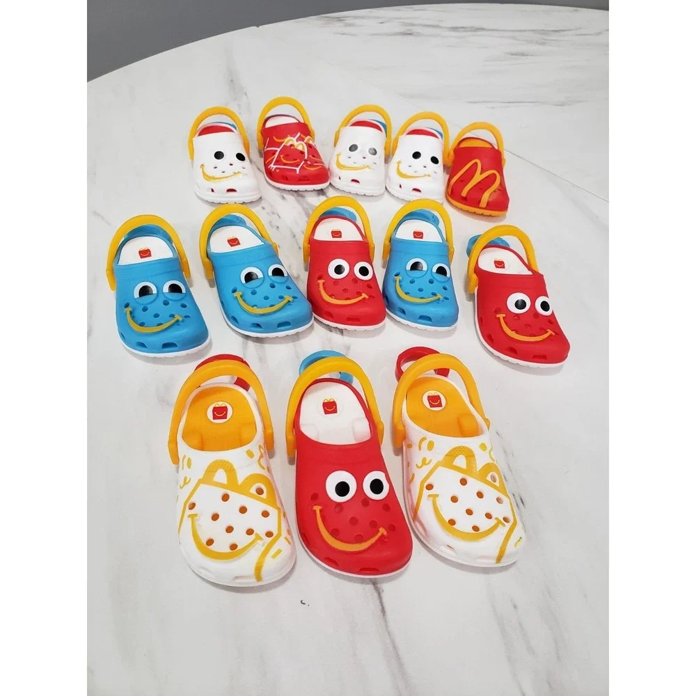 12 McDonald's Mini Crocs Keychain Toy Huge Lot Assorted 2024 2026 No Box